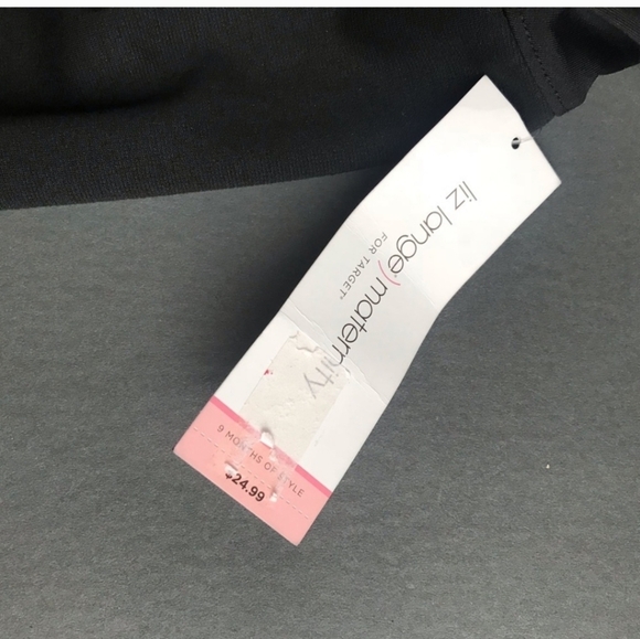 Liz Lange black maternity pencil skirt fitted stretch size XL NEW! - Picture 3 of 6